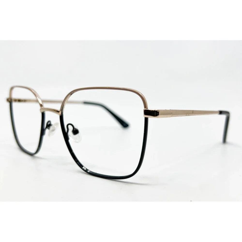 Wittnauer ADA Eyeglasses Women Pink Black Metal Square Frame 54-18-135